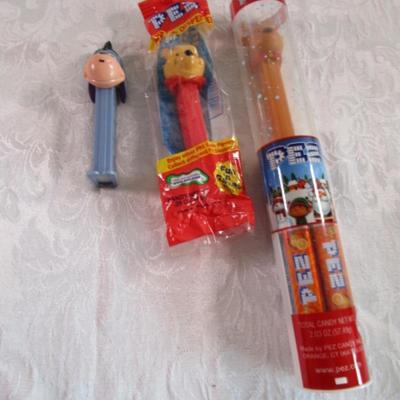 3 Pez dispensers
