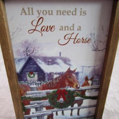 Christmas plaque & tree dish