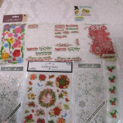 New 5 complete pkgs of stickers, & additional stickers