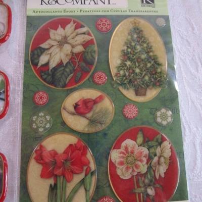 Dimensional stickers for scrapbooking