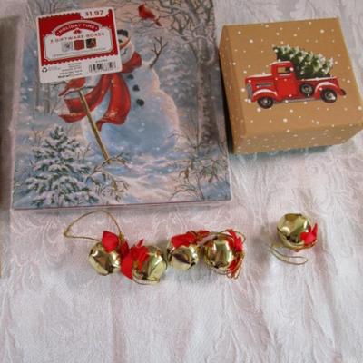 All new, Christmas boxes & décor