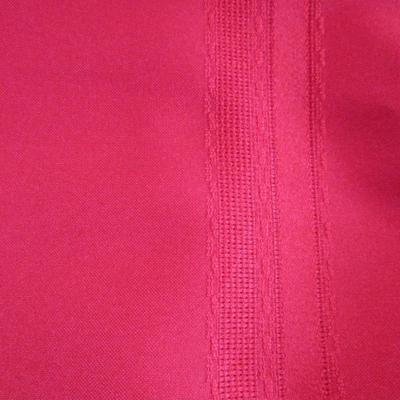 4 red linen napkins