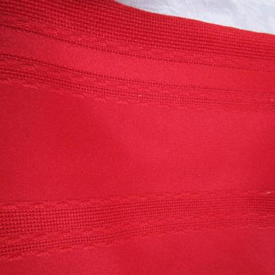 1 red rectangular linen tablecloth 60" x 84"