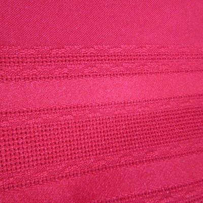 1 red oval linen tablecloth 60" x 102"