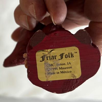 Vintage Friar Folk Monk Figures