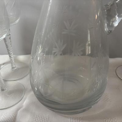 Elegant Etched Wine Decanter and More