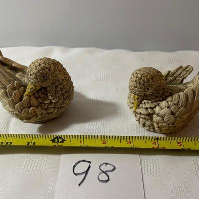 Vintage Resin Doves