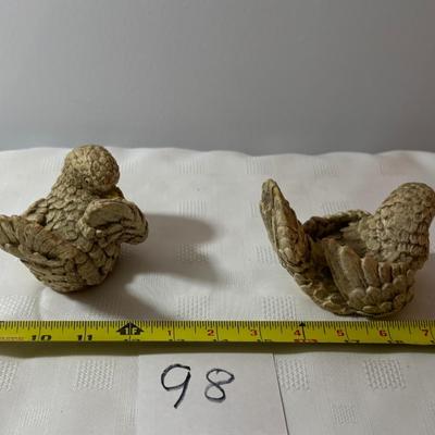 Vintage Resin Doves