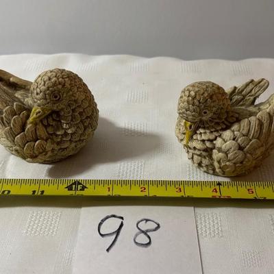 Vintage Resin Doves