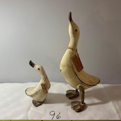 Wooden Duck Figures