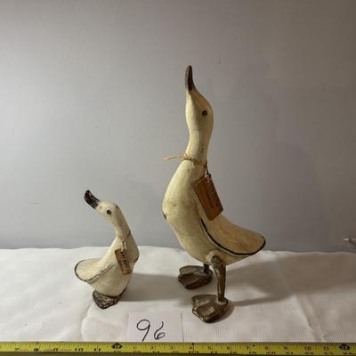 Wooden Duck Figures