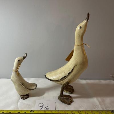 Wooden Duck Figures