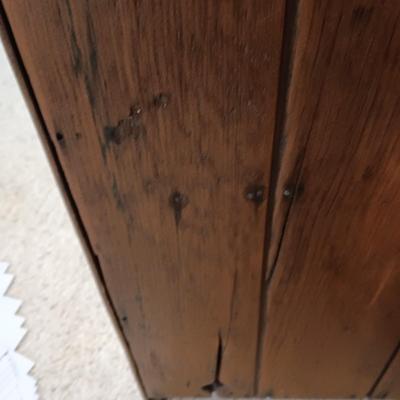 ANTIQUE DRY SINK W/2 CABINET DOORS