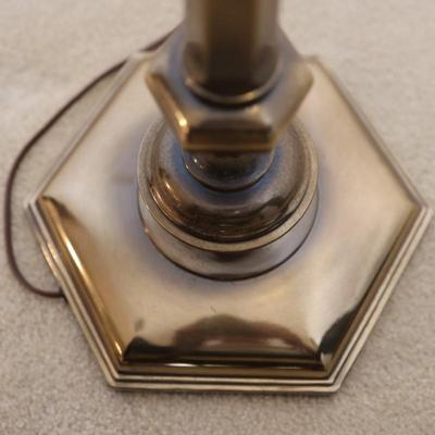 STIFFEL Vintage Brass Floor Lamp