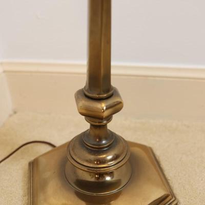 STIFFEL Vintage Brass Floor Lamp