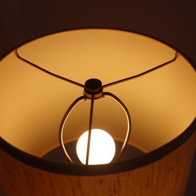 STIFFEL Vintage Brass Floor Lamp