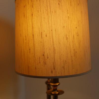 STIFFEL Vintage Brass Floor Lamp