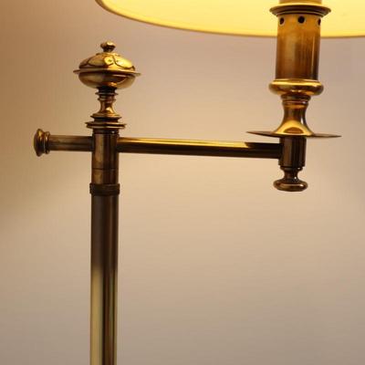 STIFFEL Vintage Brass Floor Lamp