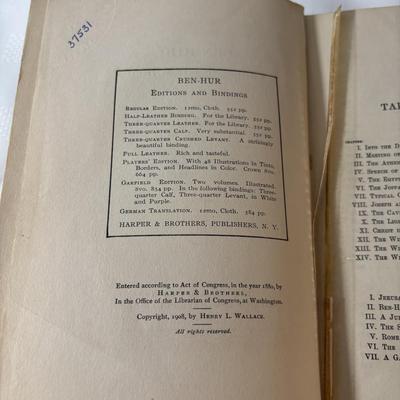 Vintage Ben-Hur Book