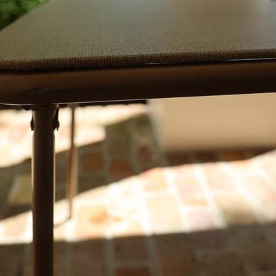Vintage Mid Century Hamilton Cosco Folding Card Table & Chair Set