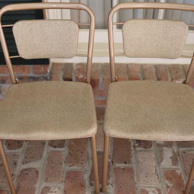 Vintage Mid Century Hamilton Cosco Folding Card Table & Chair Set
