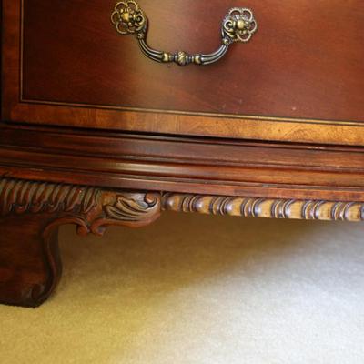 Beautiful Wood Four Drawer Side/End Table