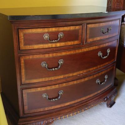 Beautiful Wood Four Drawer Side/End Table