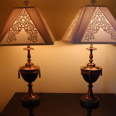Pair of Beautiful Table Lamps