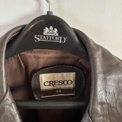 Size 44 Leather Coat