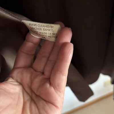 Size 44 Leather Coat