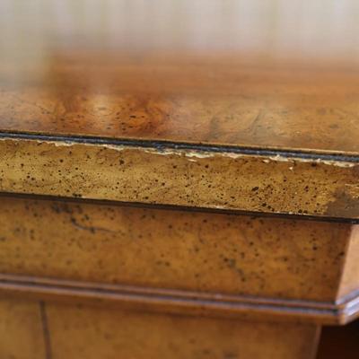 Wood Console with Two Wire Doors (See Details)