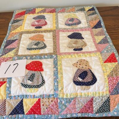 Handmade Doll Quilt