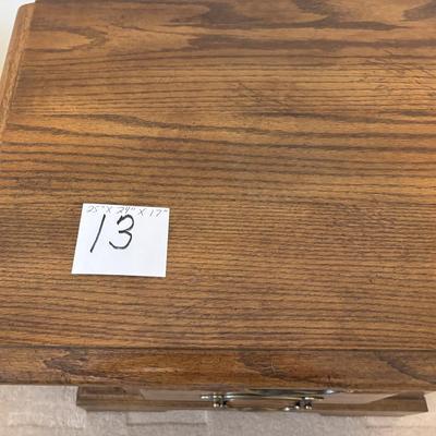Vintage Wood Nightstand