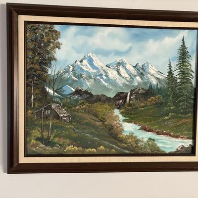 Mountain Painting by G. Berry ‘94