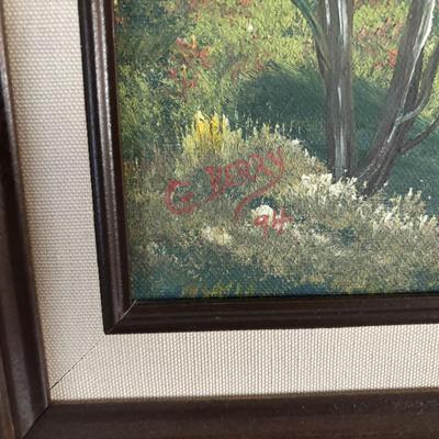 Mountain Painting by G. Berry ‘94