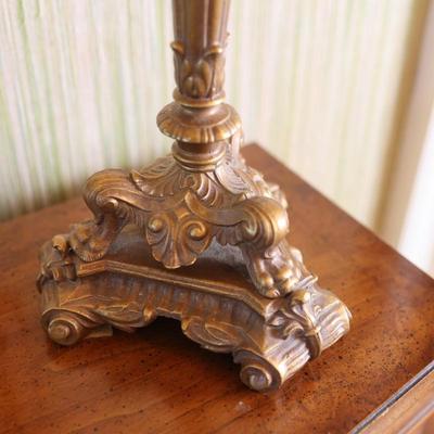 Ornate Six Arm Candelabra Table Lamp