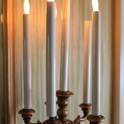 Ornate Six Arm Candelabra Table Lamp