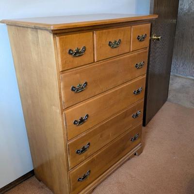 Sturdy Maple Dresser - Matches bedroom set