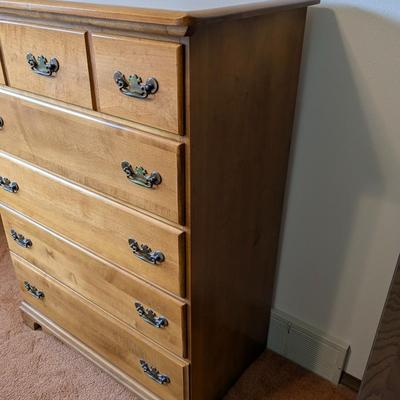 Sturdy Maple Dresser - Matches bedroom set