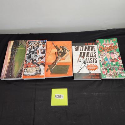 Lot of 5 Baltimore Orioles Books