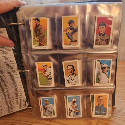 T-206 Baseball Cards Binder filled Replica