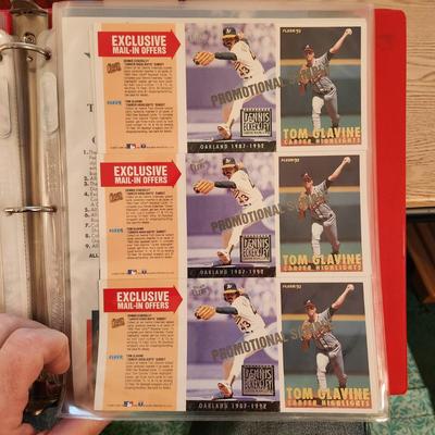 Binder filled w 1993 All Star Game Memorabelia Oriole Park at Camden Yards All Star Fan Fest