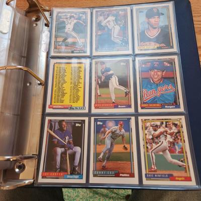 1992 Complete Set Topps Baseball Cards Binder Nolan Ryan Manny Ramirez RC 156 Topps Gold