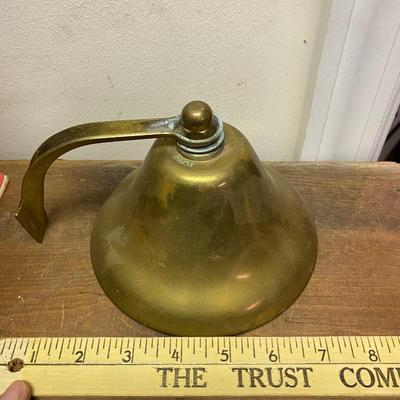 Vintage Perko Brass Nautical Fog Dinner Bell