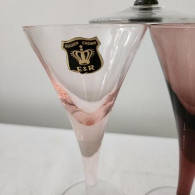 6 Colored Golden Crown E&R Glasses
