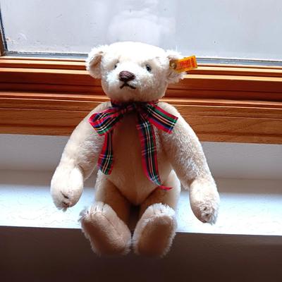 STEIFF FULLY JOINTED TEDDY BEAR APPROX 12 INCHES TALL