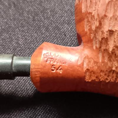 HUMIDOR TOBACCO PIPE HOLDER WITH STEER HEAD PIPE FROM FRANCE