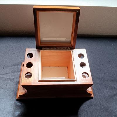 HUMIDOR TOBACCO PIPE HOLDER WITH STEER HEAD PIPE FROM FRANCE