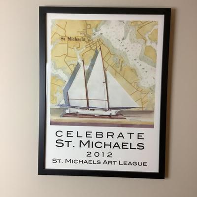 UBR540 2012 Saint Michaels Art League Print Signed by Perram