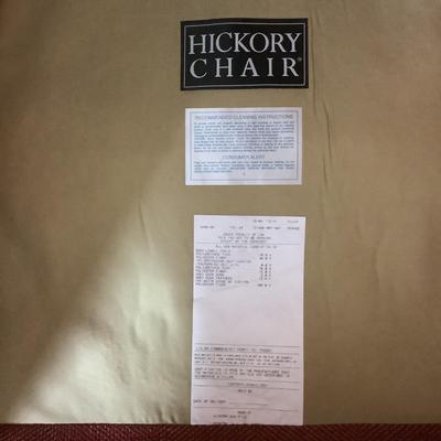 UBR546 Hickory + Co. Highback Chair with Ottoman